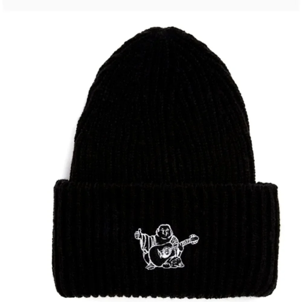 True Religion Buddha Logo Flip Beanie‎